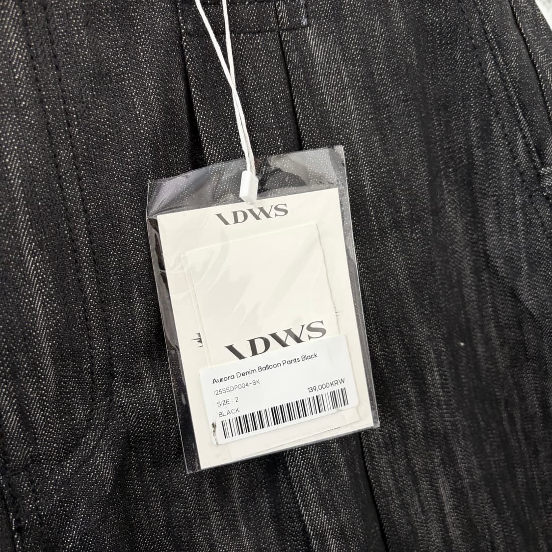 (새상품) IDWS 아돈워너셀 오로라 데님 벌룬 팬츠 상품이미지8