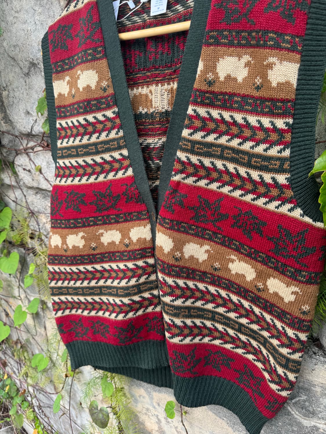 90s pendleton usa 펜들턴 페어아일 울 니트 베스트 상품이미지4