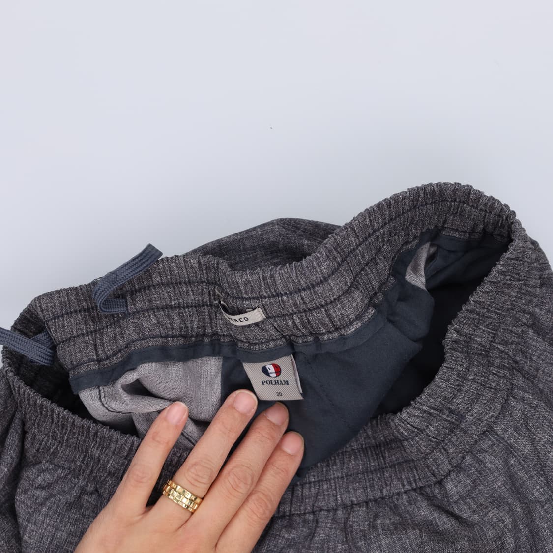 30 폴햄 밴딩 일자 팬츠 0320H1 상품이미지3