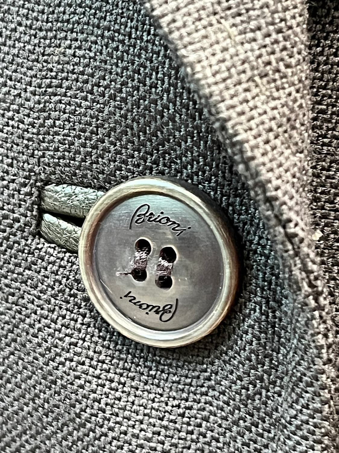 여) 브리오니 레더 믹스 블레이져  상품이미지3