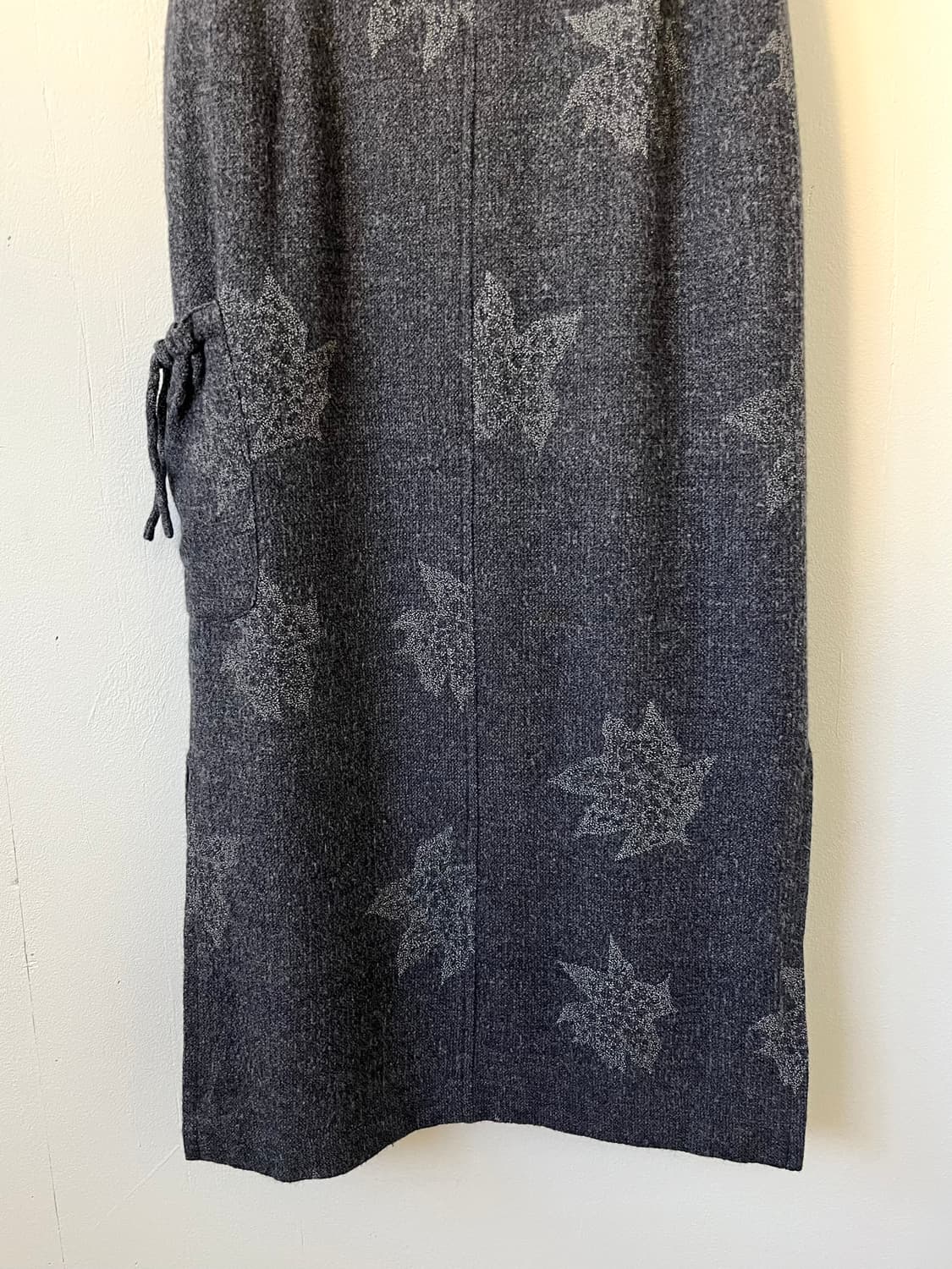 KOOS 로브 밴딩 울 스커트 상품이미지2