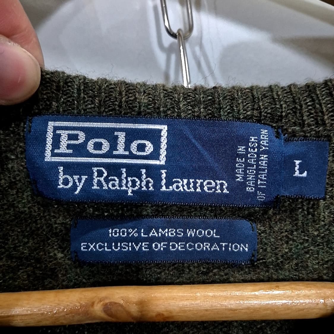 폴로 랄프로렌 램스울 니트 상품이미지4