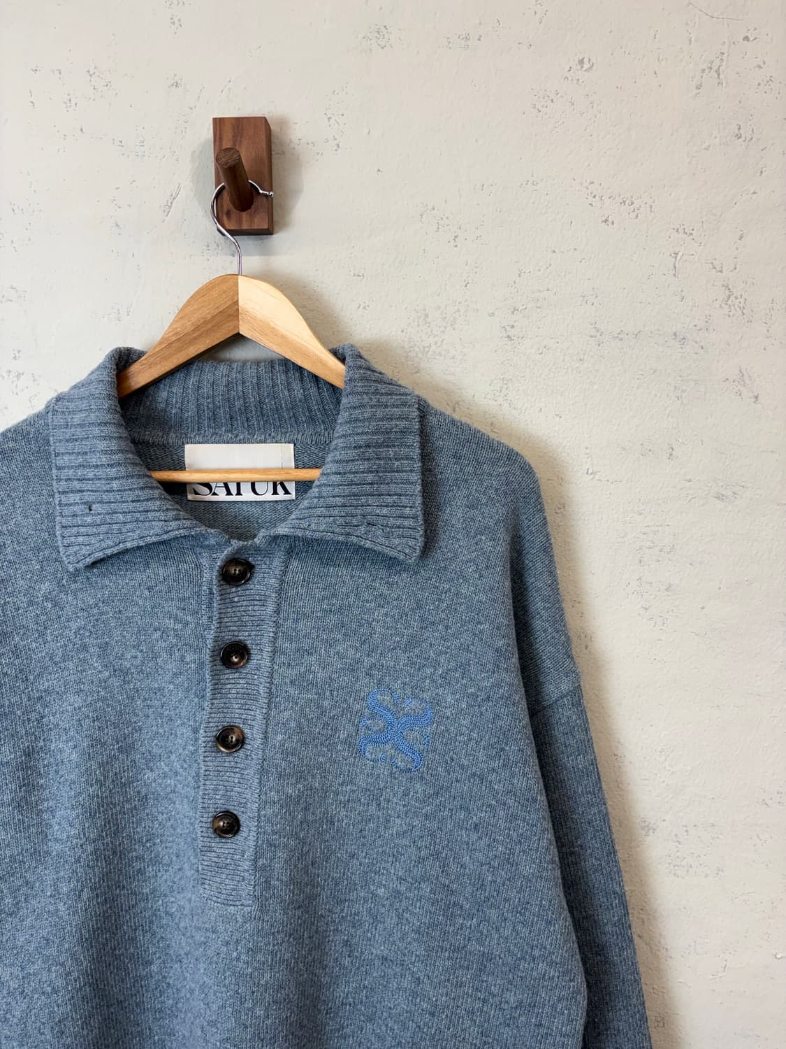 SATUR 세터 램스울 카라 니트 상품이미지2