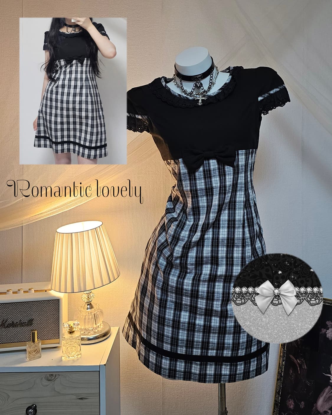Romantic lovely ribbon dress 상품이미지1