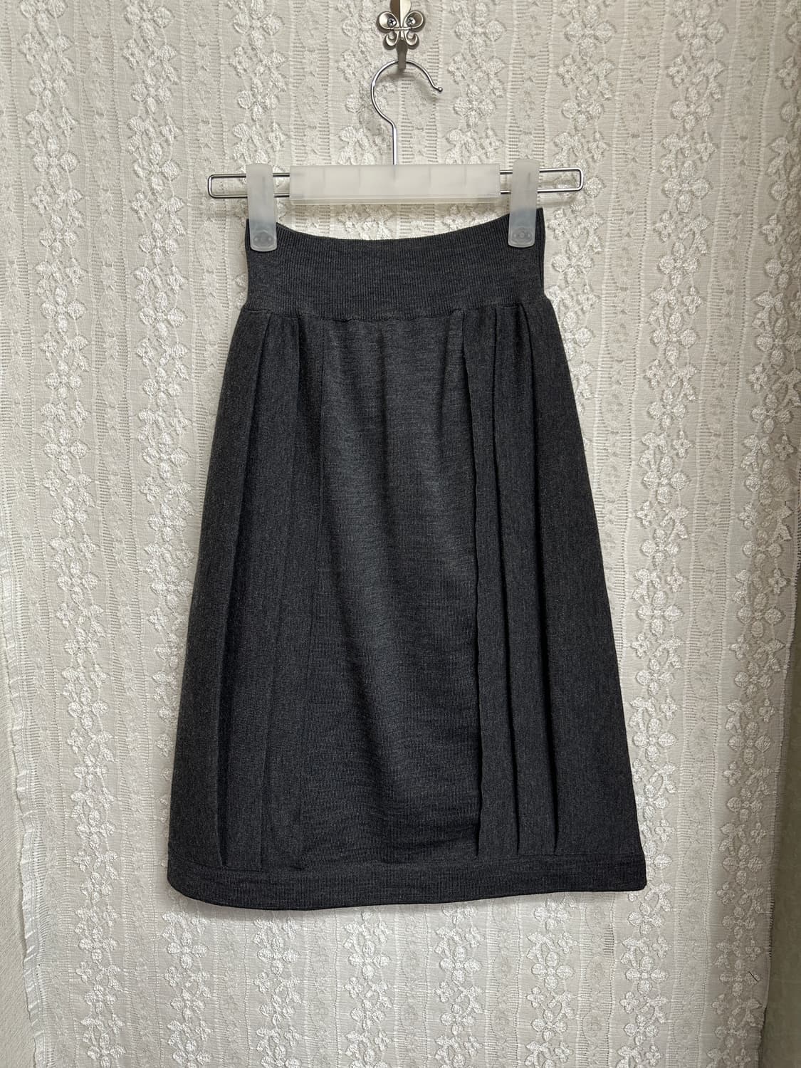 Yves saint laurant wool100% 니트 스커트 상품이미지2