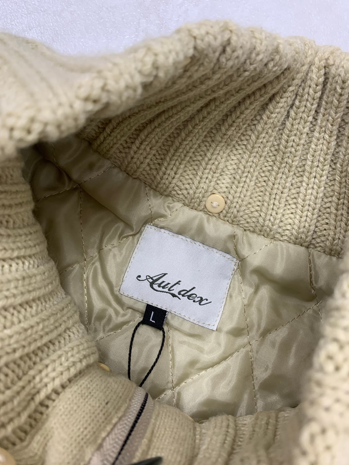 Autdex 베이지 니트 자켓#246 상품이미지4