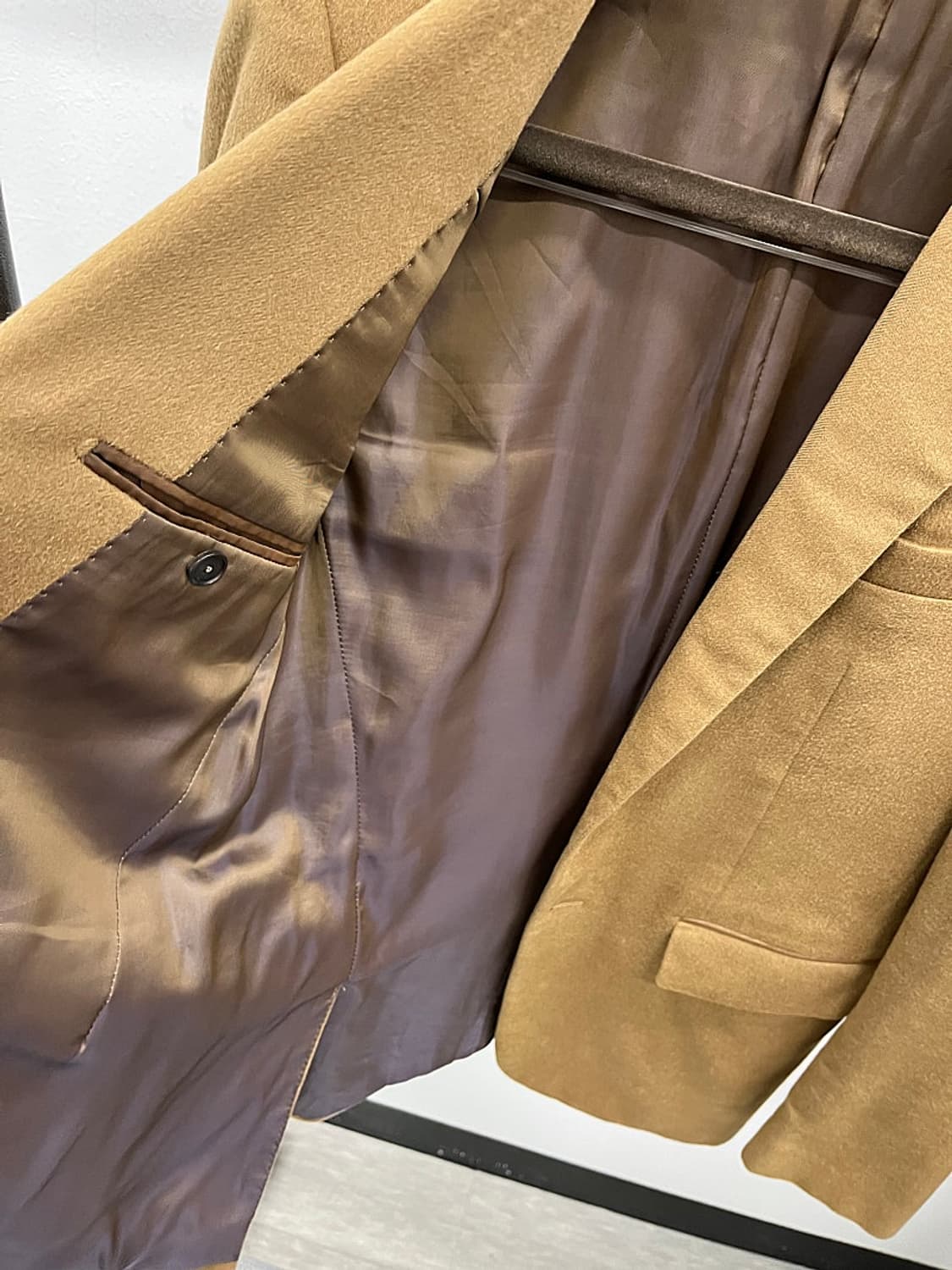 95) 타임 카멜 캐시미어100% 자켓  상품이미지5