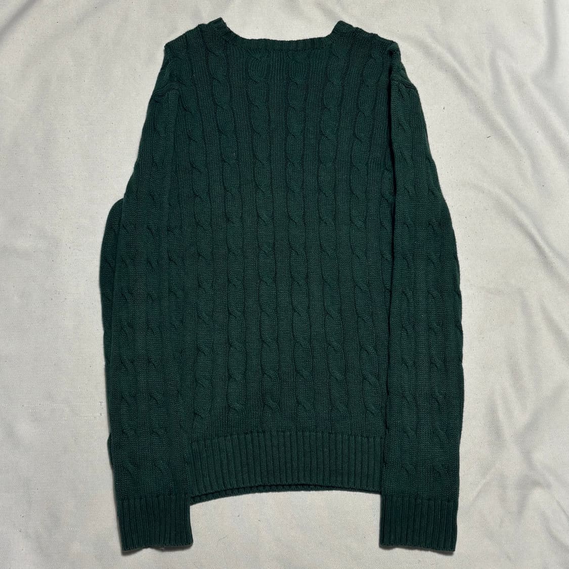 S 폴로랄프로렌 그린 케이블 니트 상품이미지3