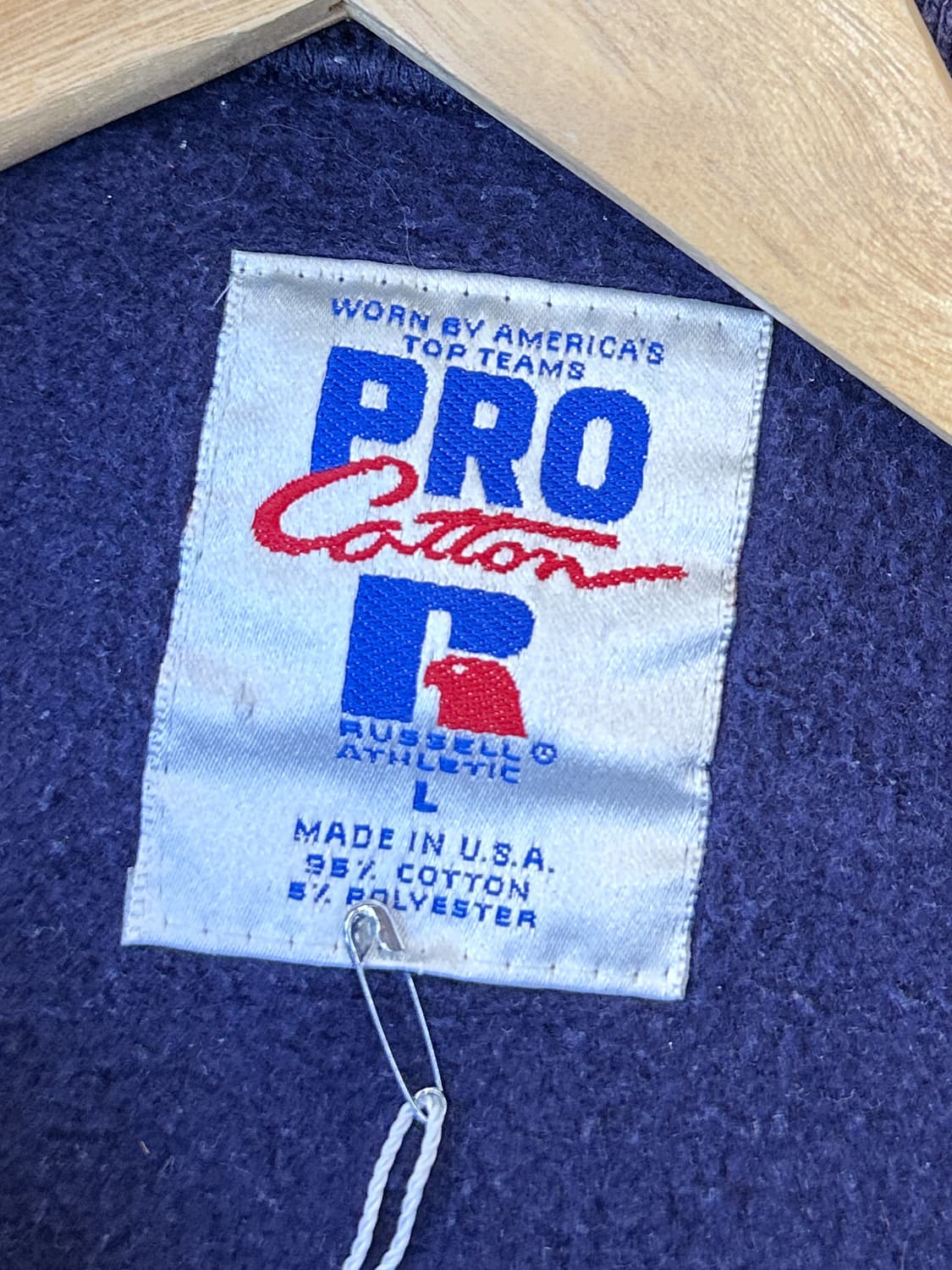 러셀 어슬레틱 90s U.S.A 프로 코튼 풀오버 후드티 상품이미지6