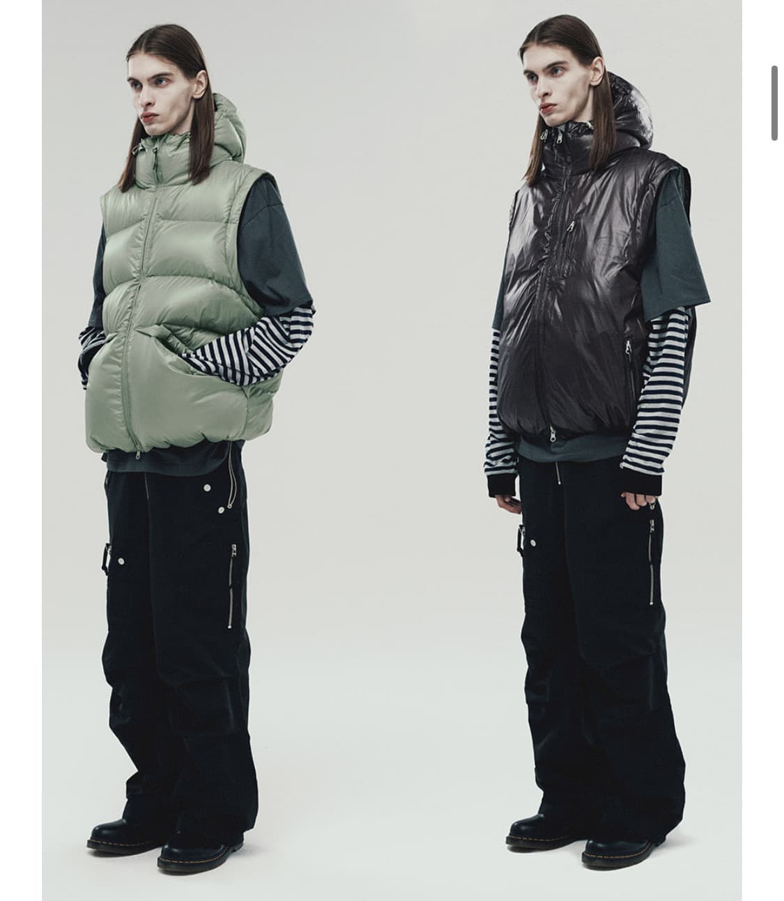 바이닐하우스 리버시블 패딩 샌드L 상품이미지7