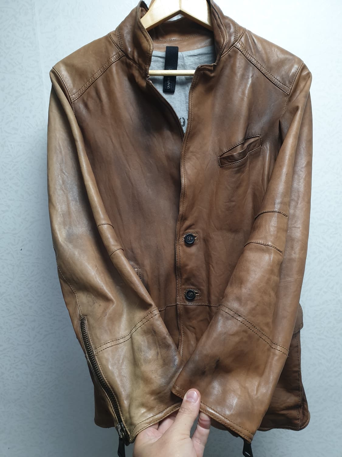 [46/95] GARRETT 가렛 가죽자켓 상품이미지4