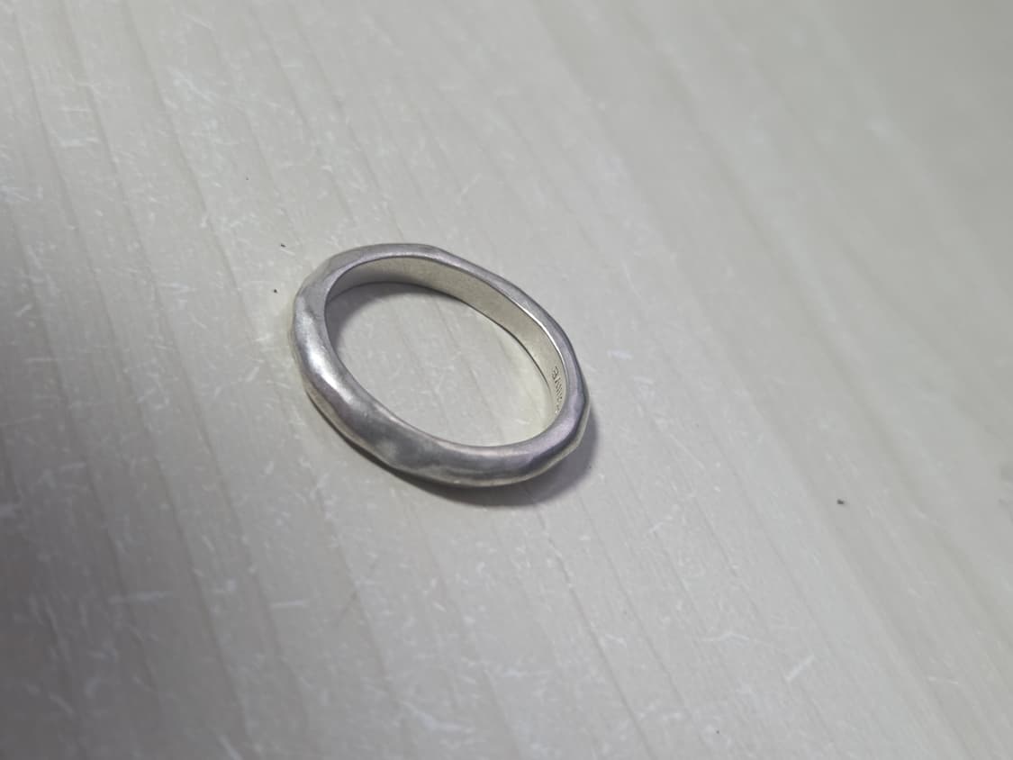 밀로아카이브 러프 아티피컬 링 실버 21호 상품이미지3