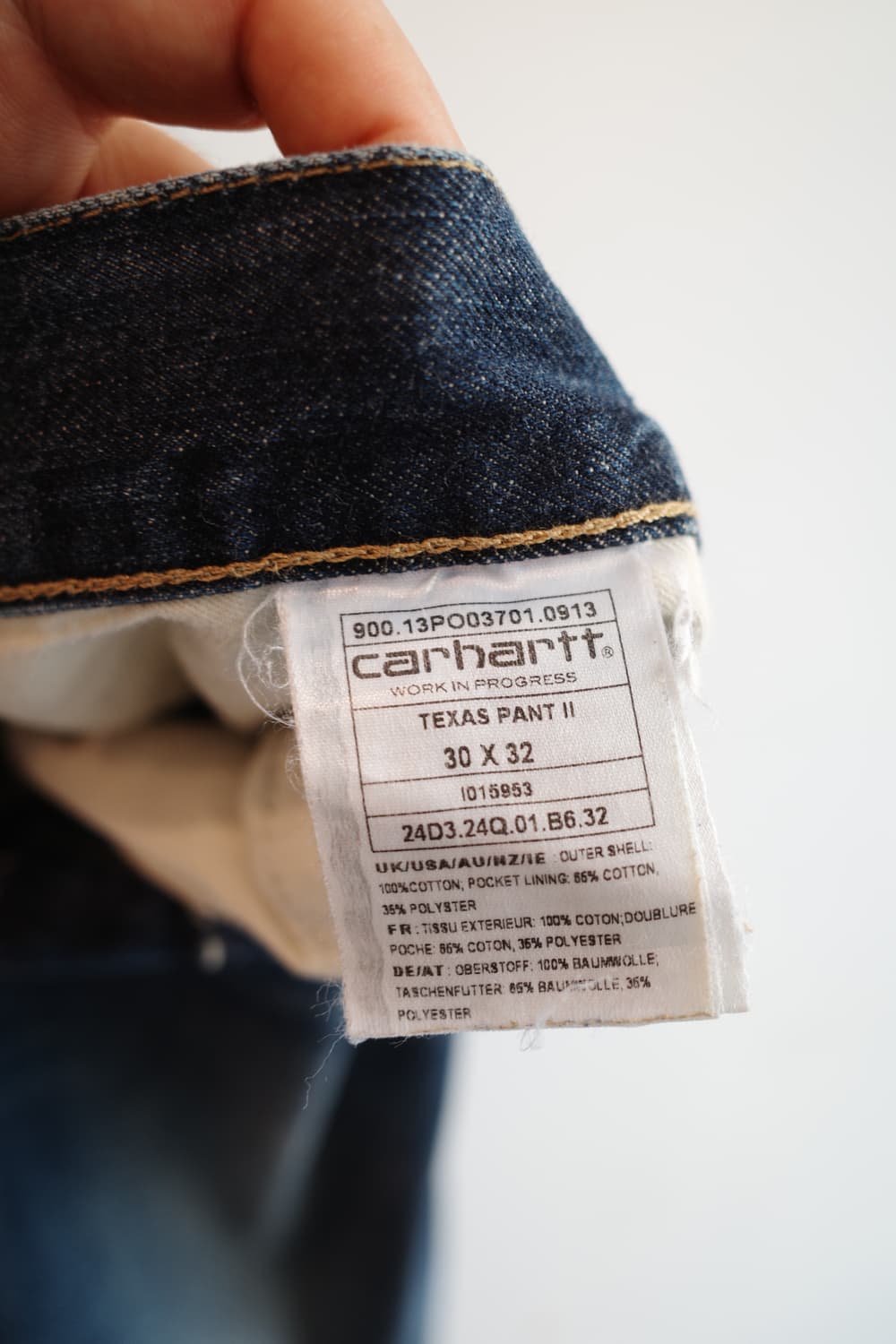 Carhartt 칼하트 데님 팬츠 (33인치)  상품이미지4