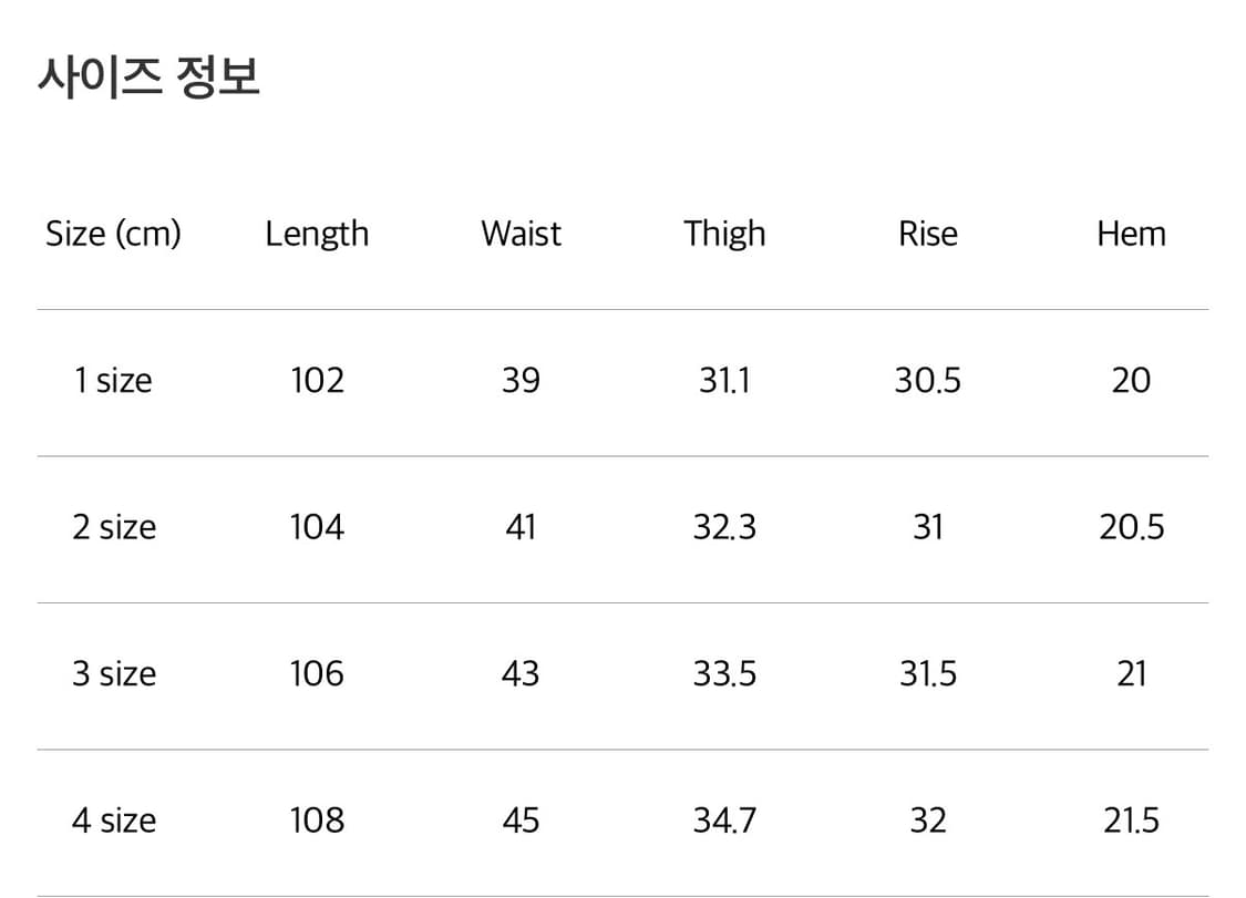포터리 원워시드 컴포트 데님 딥블루 4사이즈 새상품 상품이미지6