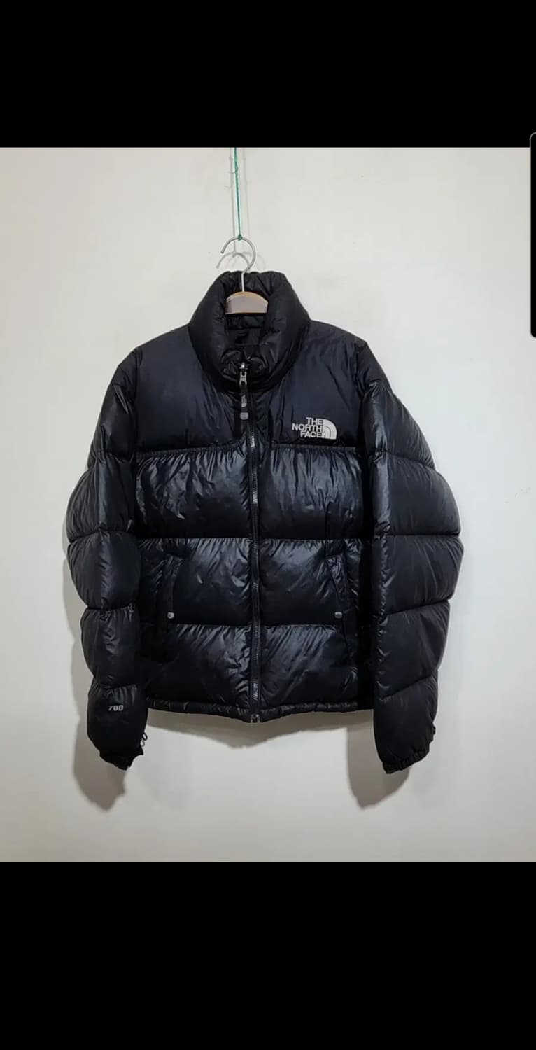 (95) 노스페이스 거위털 눕시패딩 점퍼 블랙 700 구스다운 자켓  상품이미지1