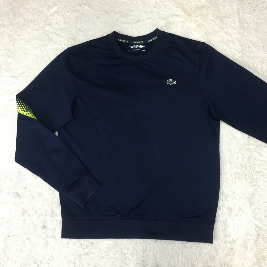 라코스테 스몰로고 맨투맨 CC10 상품이미지1