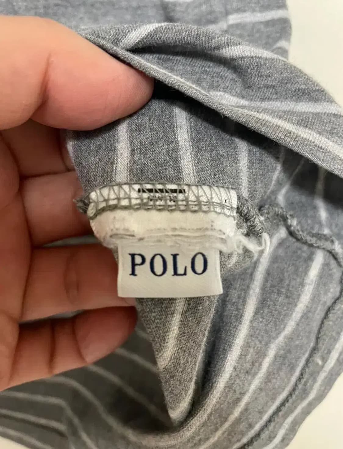 폴로 스트라이프 남성 반팔라운드티  S 사이즈 상품이미지4