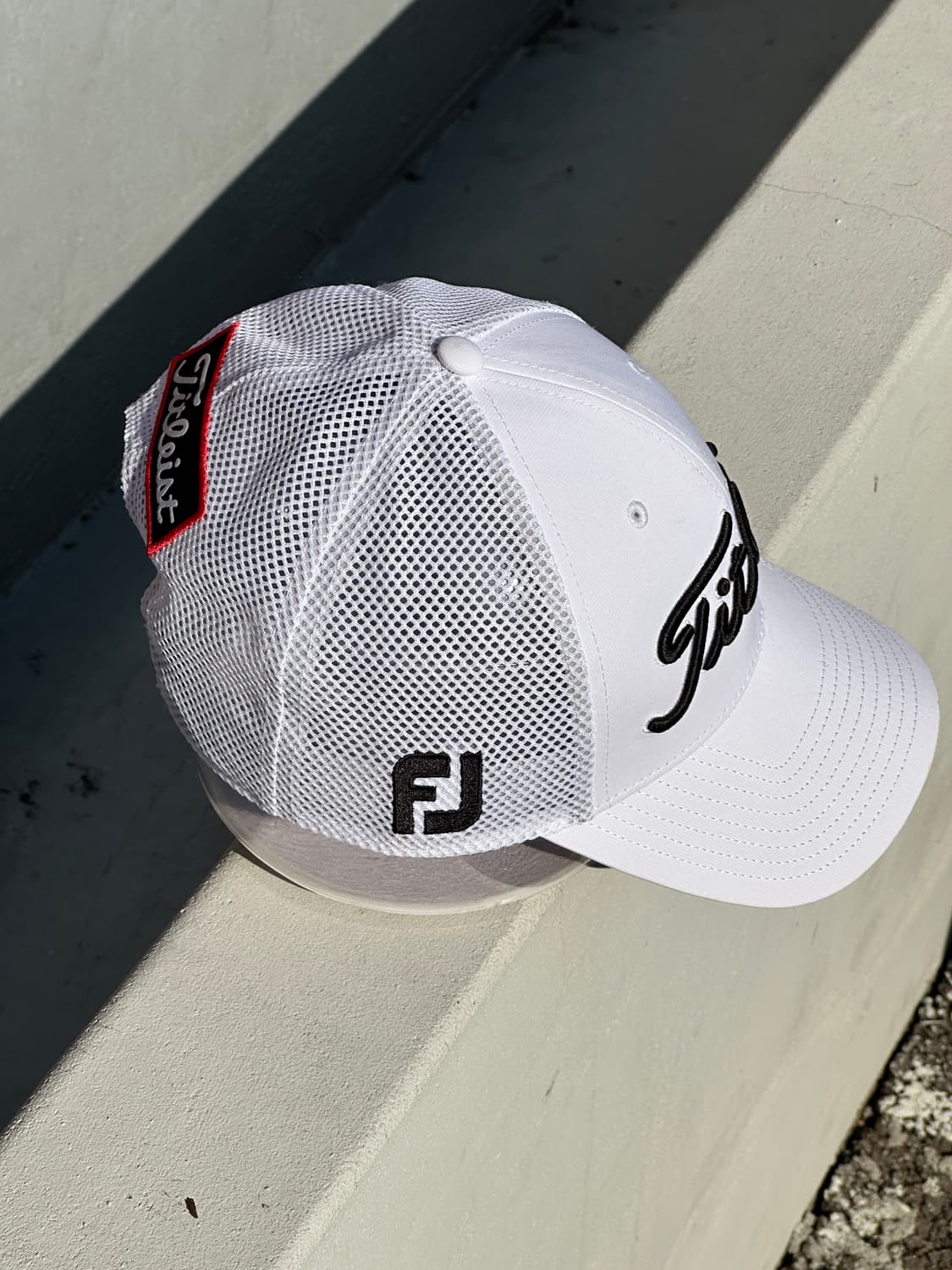 [F] 타이틀리스트 로고 화이트 볼캡 모자 골프 상품이미지5
