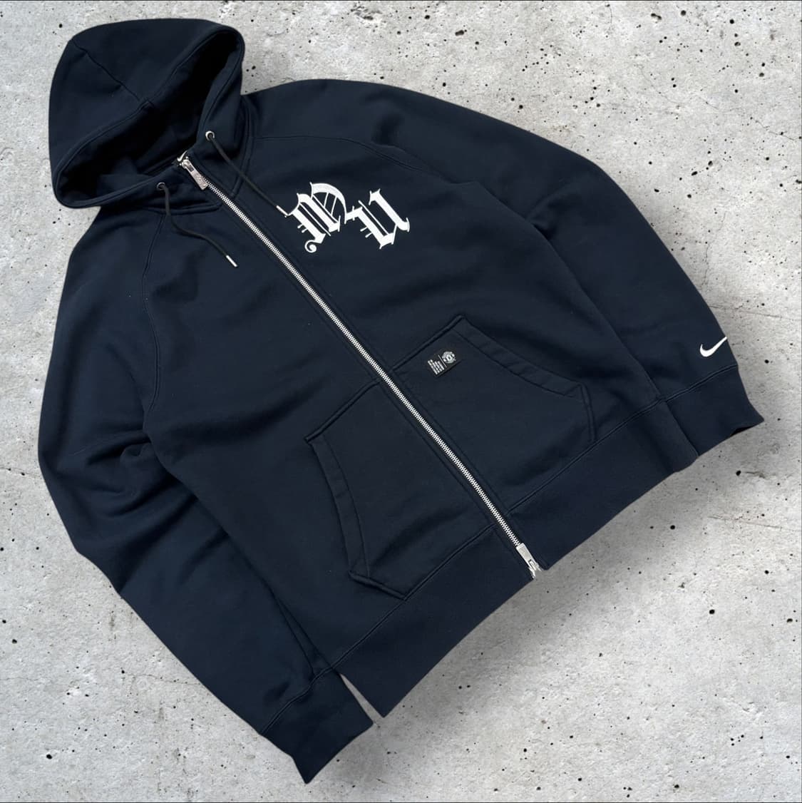 [L] 11s 나이키 맨유 블랙 풀집업 후드집업 B737 상품이미지1