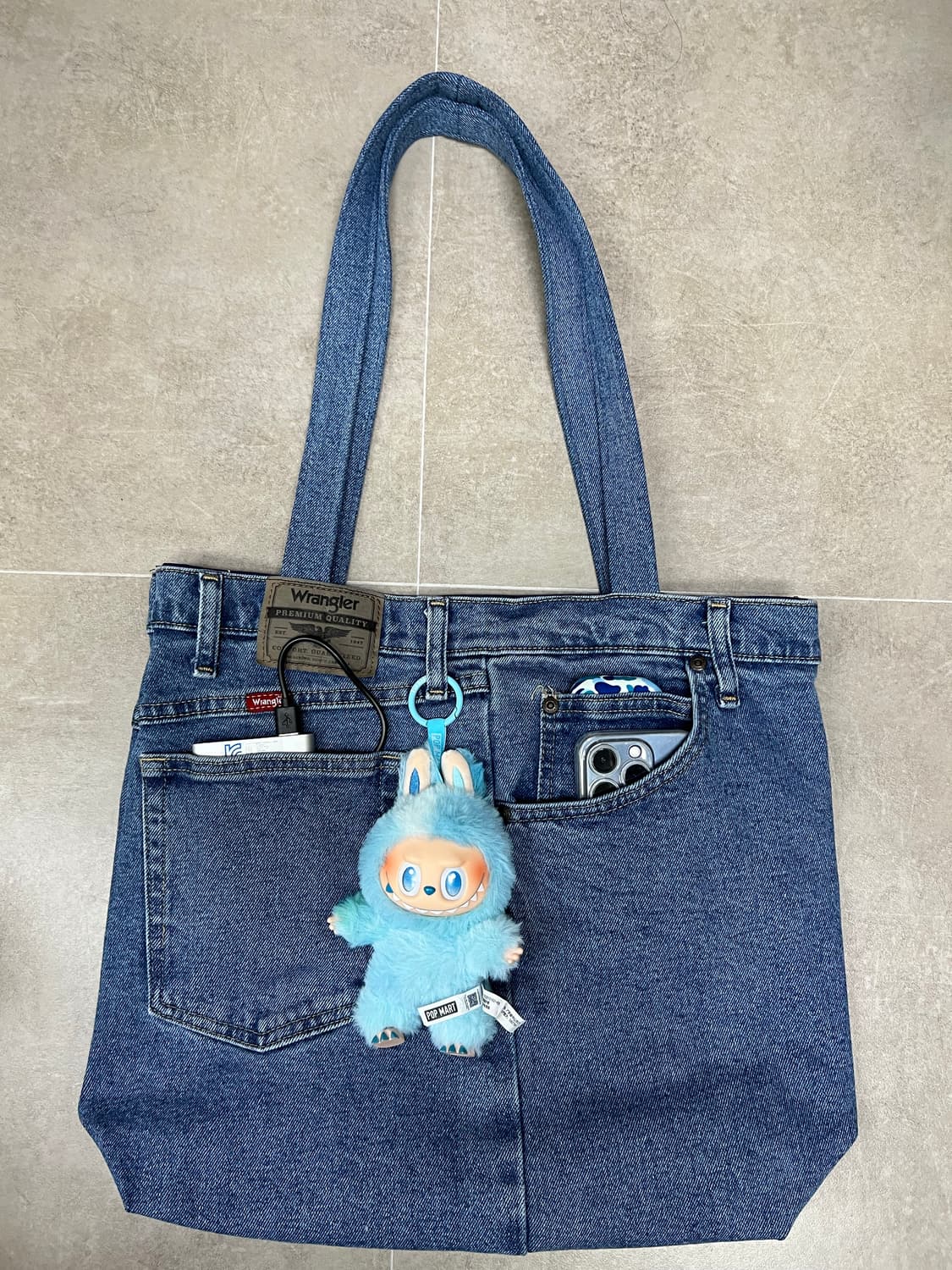 Wrangler Denim Upcycling Tote Bag 상품이미지1