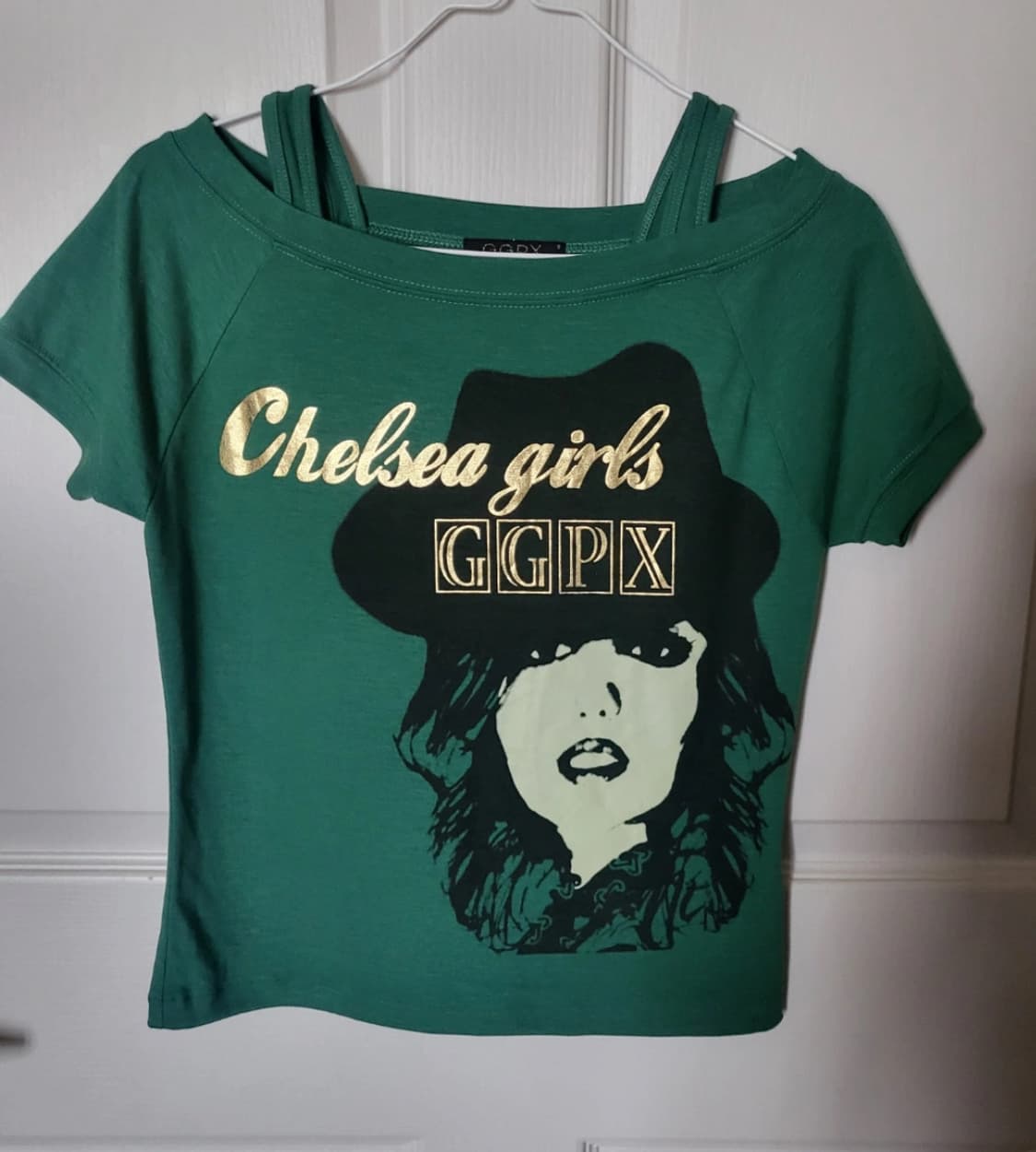 GGPX y2k 그린 반팔 티셔츠 S 상품이미지2