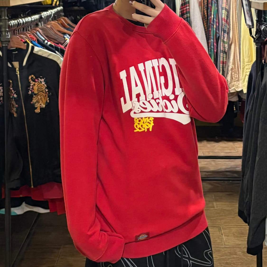 [HI] Dickies 오리지널 맨투맨 레드 상품이미지4