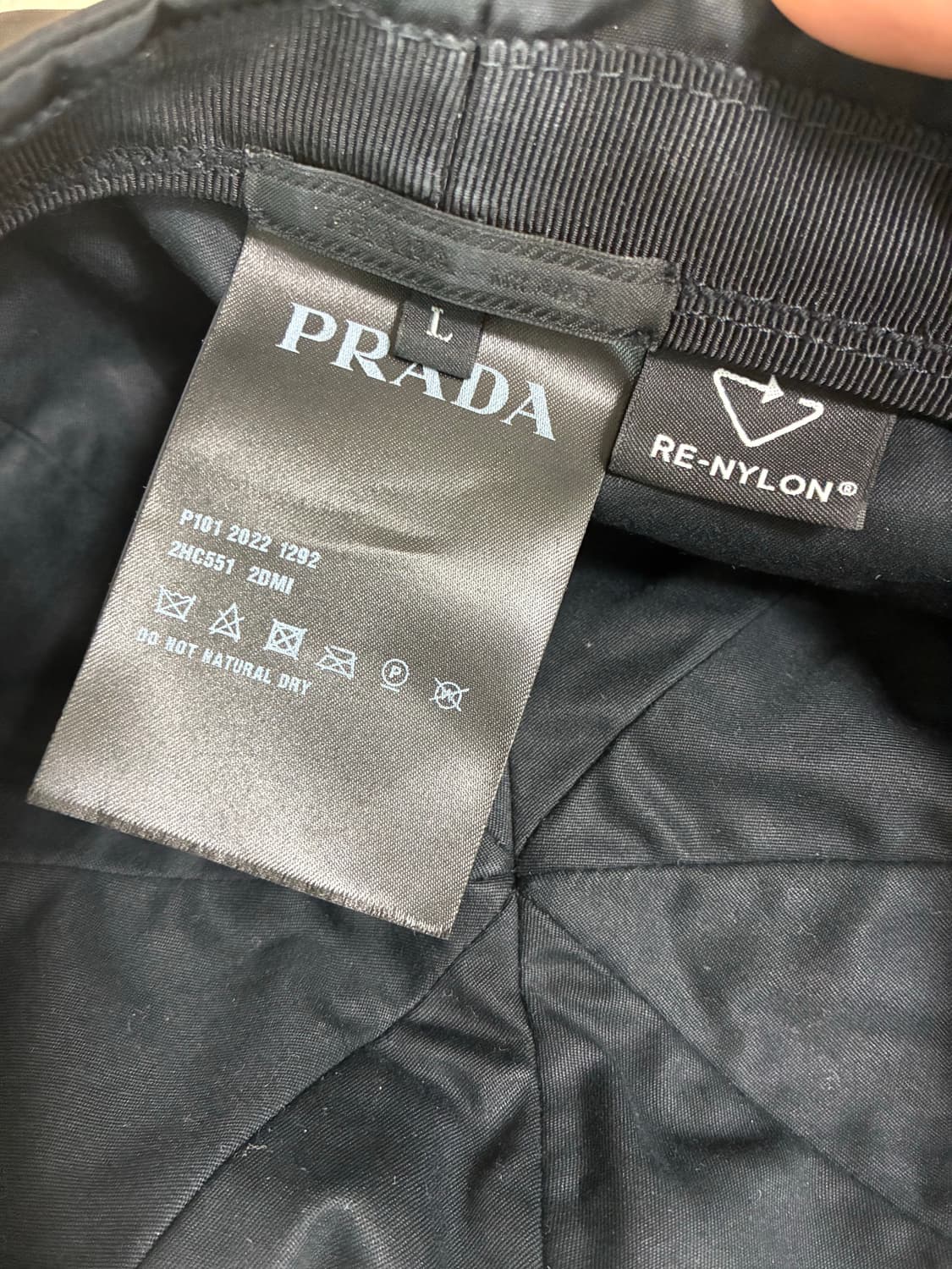 프라다 리나일론 베레모 L사이즈 상품이미지2