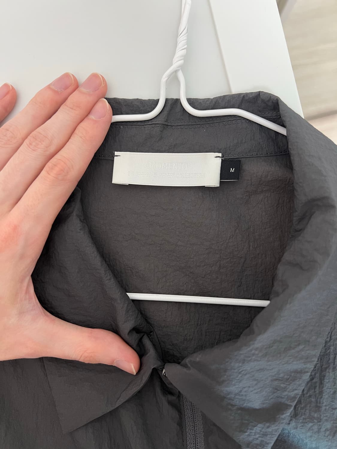 [M] 아모멘토 sheer color block top 상품이미지4