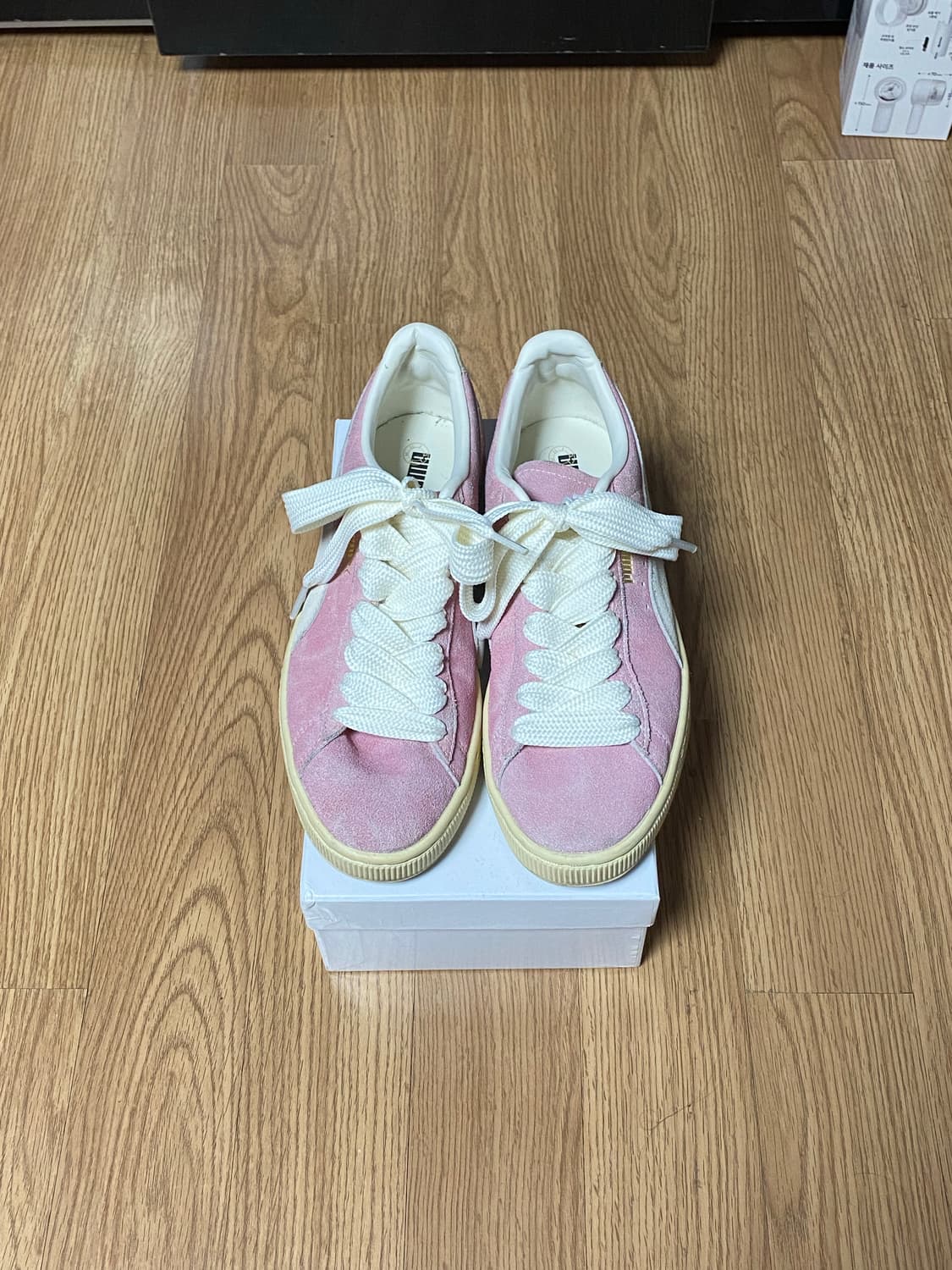 퓨마x루이지 핑크 스웨이드 비보이 아메리칸 뷰티 상품이미지2