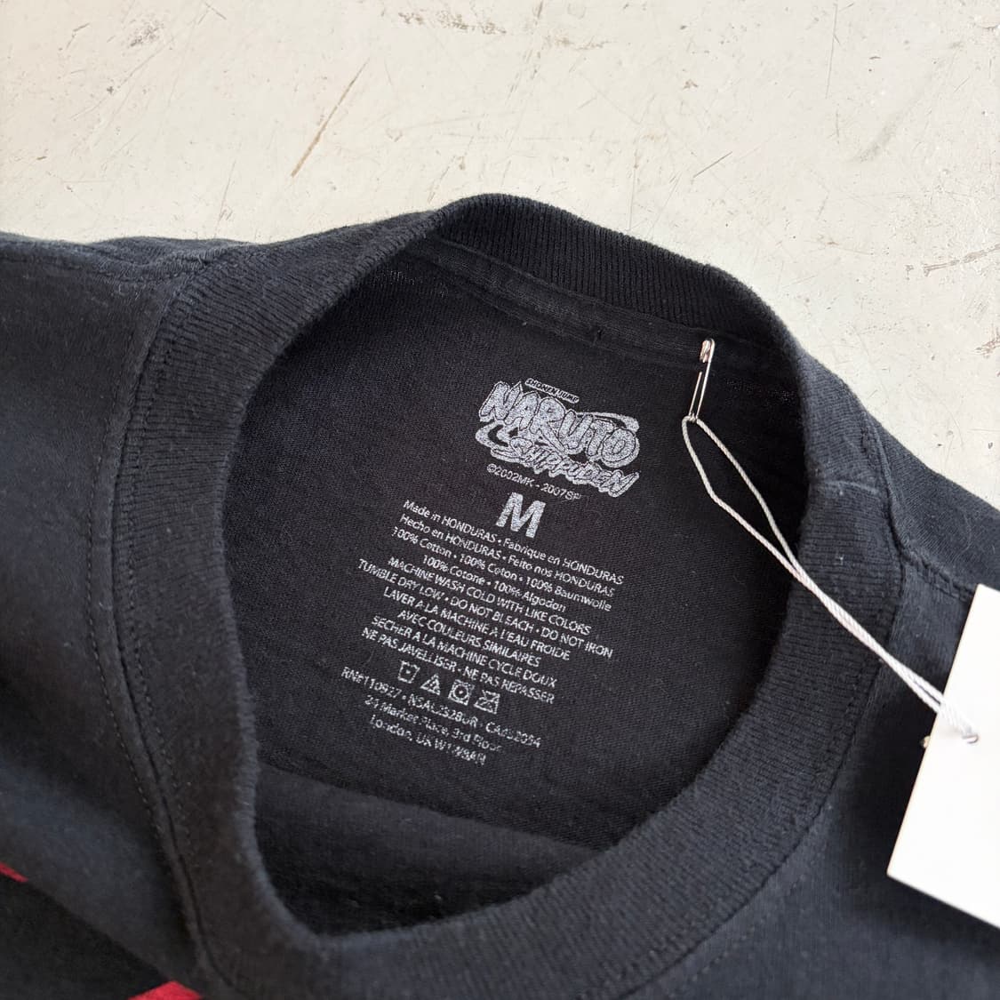 나루토 이치라쿠 라멘 오피셜 빈티지 롱슬리브 M 상품이미지6