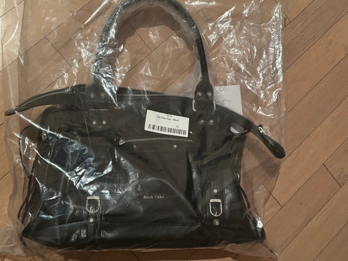 Rockcake 락케이크 Big Diaz Bag black 숄더백 검정 상품이미지3