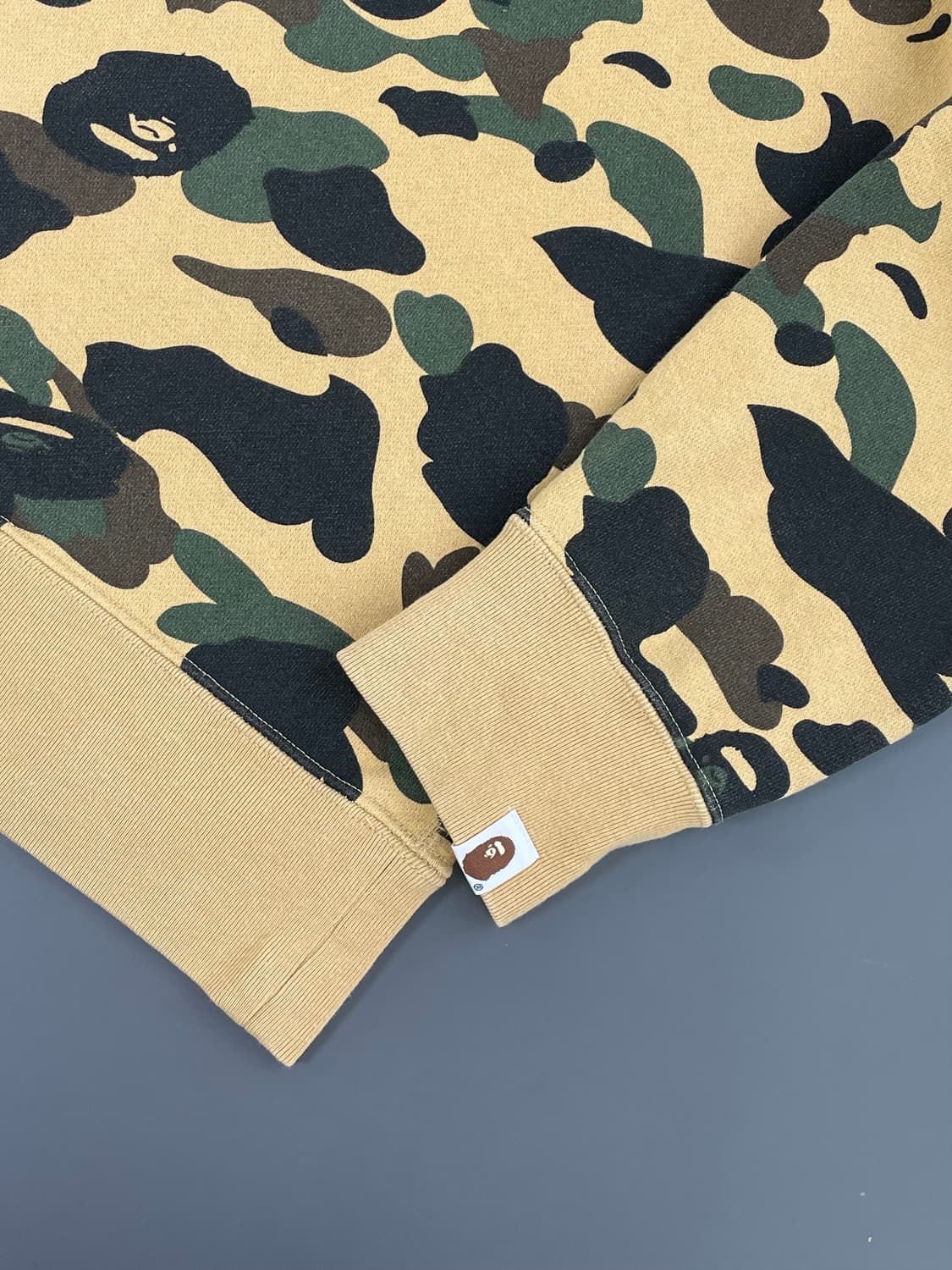 [L] BAPE 베이프 1ST 황계 카모 맨투맨 스웻셔츠 상품이미지6