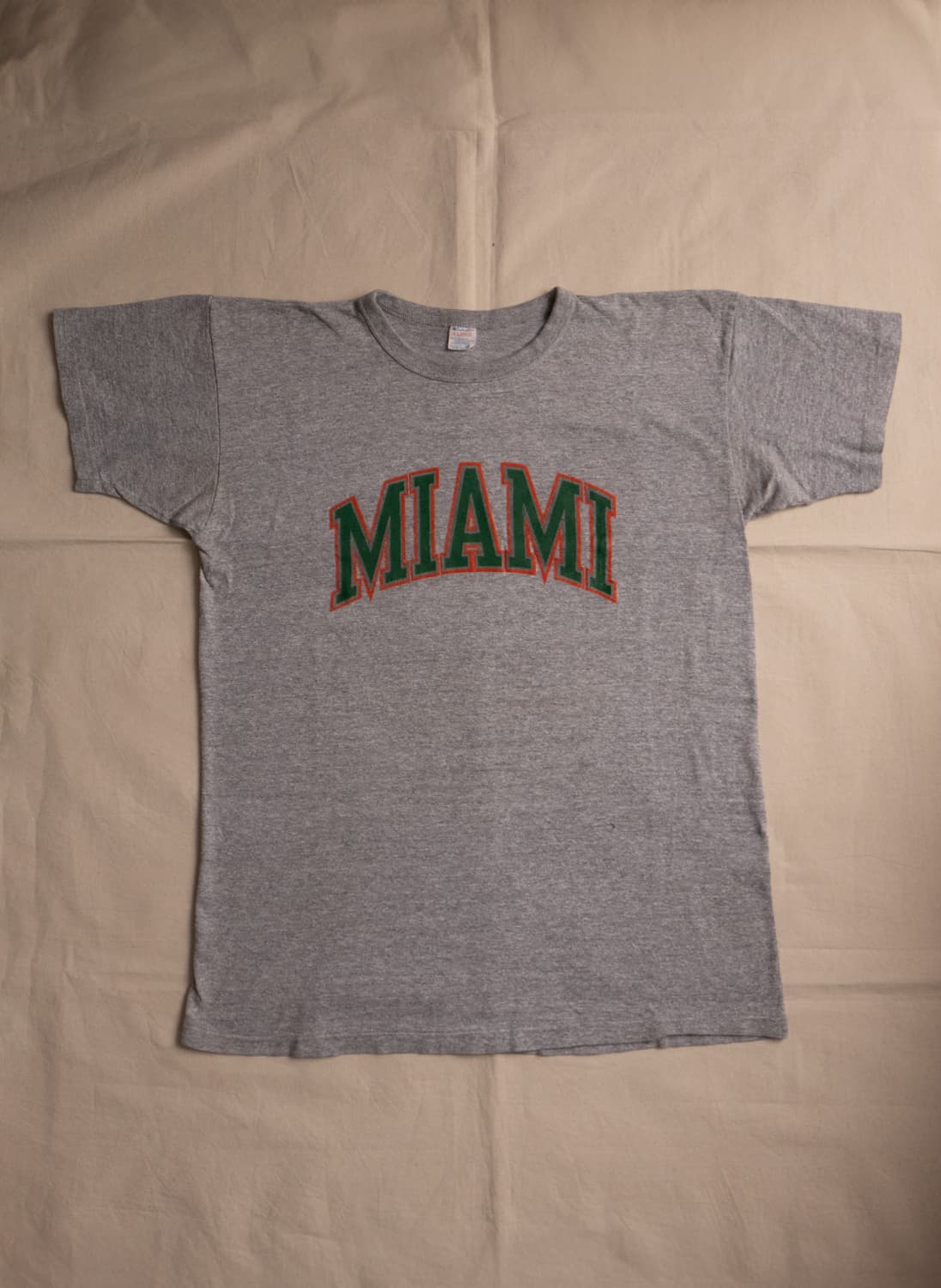 80s Champion ’MIAMI’ T shirt XL(100-105) 상품이미지1