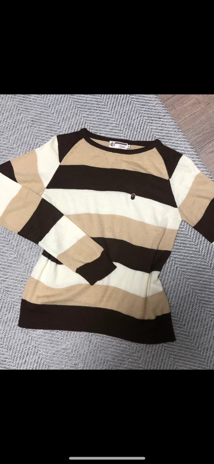 빈티지 베이프 브라운 니트  상품이미지1