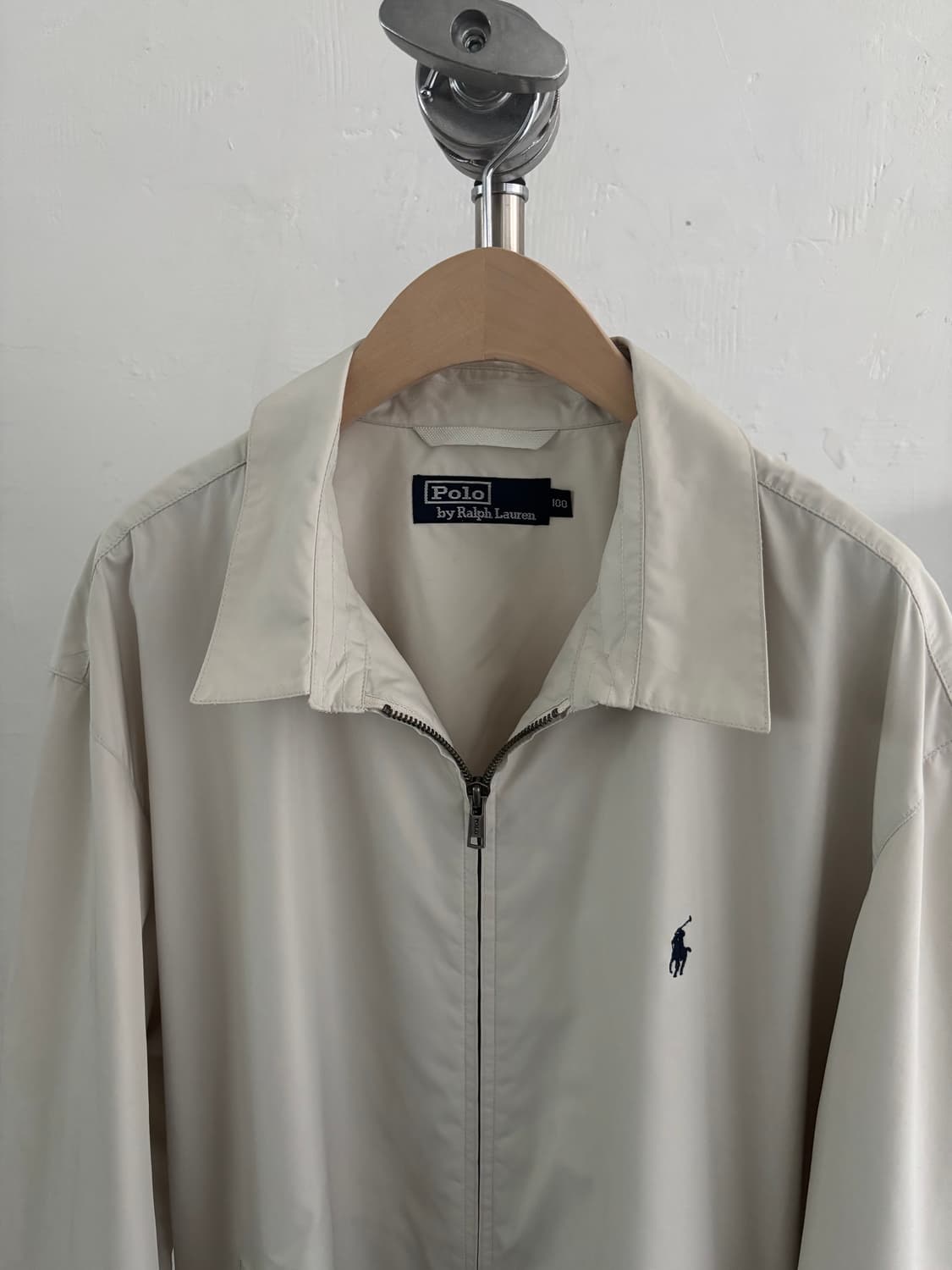  Polo 폴로 랄프로렌 라이트베이지 컬러 폴리쉘 헤링턴 자켓  ﻿ 상품이미지2