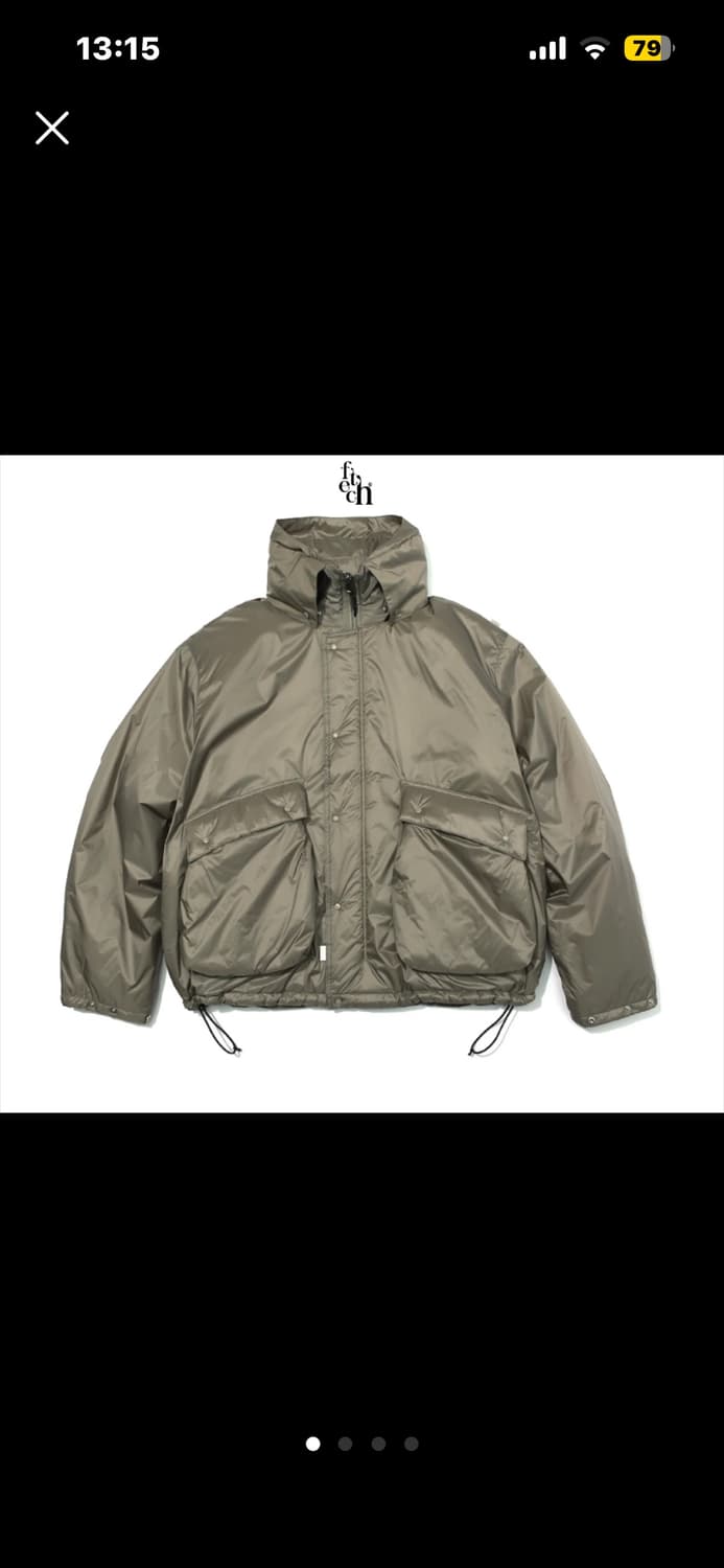 페치선데이 발마칸 숏 패딩 자켓 M 새상품 상품이미지1