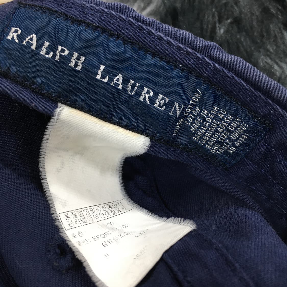 투티/0247 빈티지 폴로 볼캡 네이비 상품이미지7