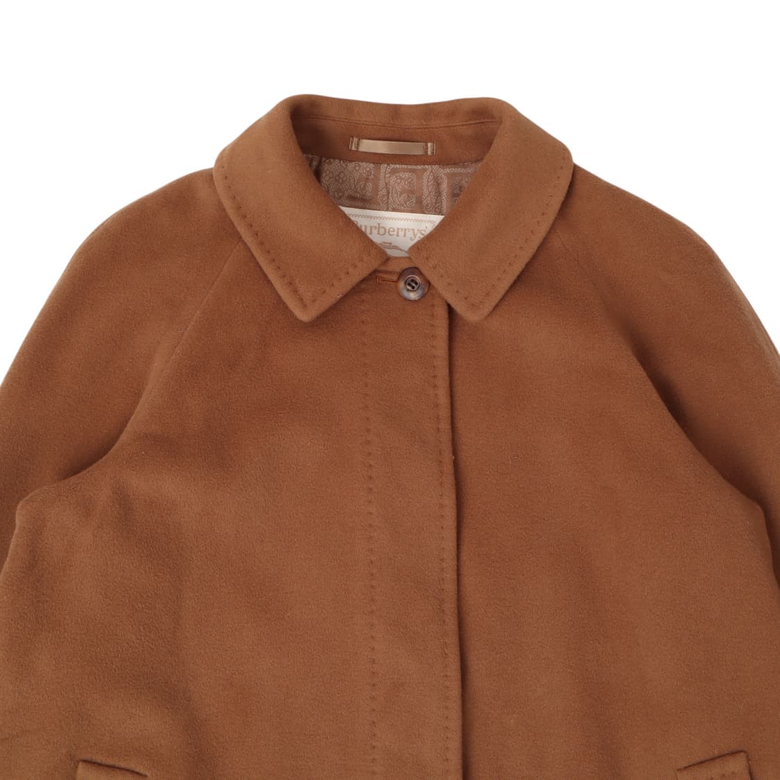 버버리 브라운 캐시미어 싱글 발마칸 코트 상품이미지2