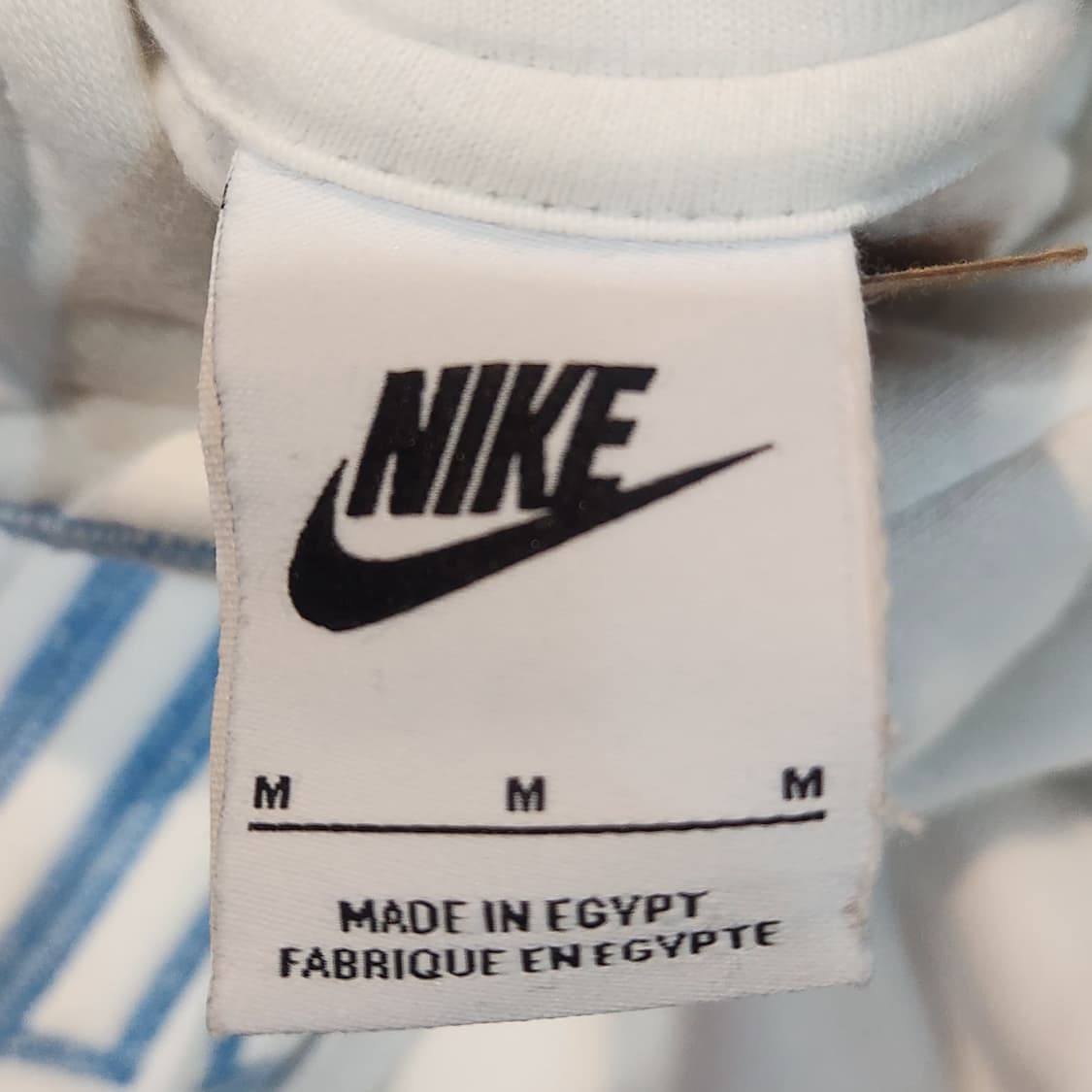 나이키 스우시 로고 화이트 후드티 (M) 상품이미지3