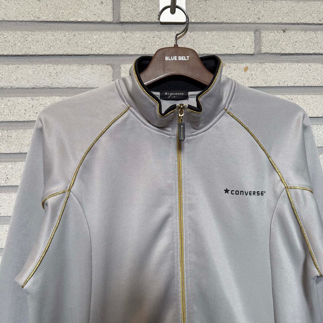 컨버스 올드스쿨 트랙탑 져지 골드 스티치 그레이 상품이미지3