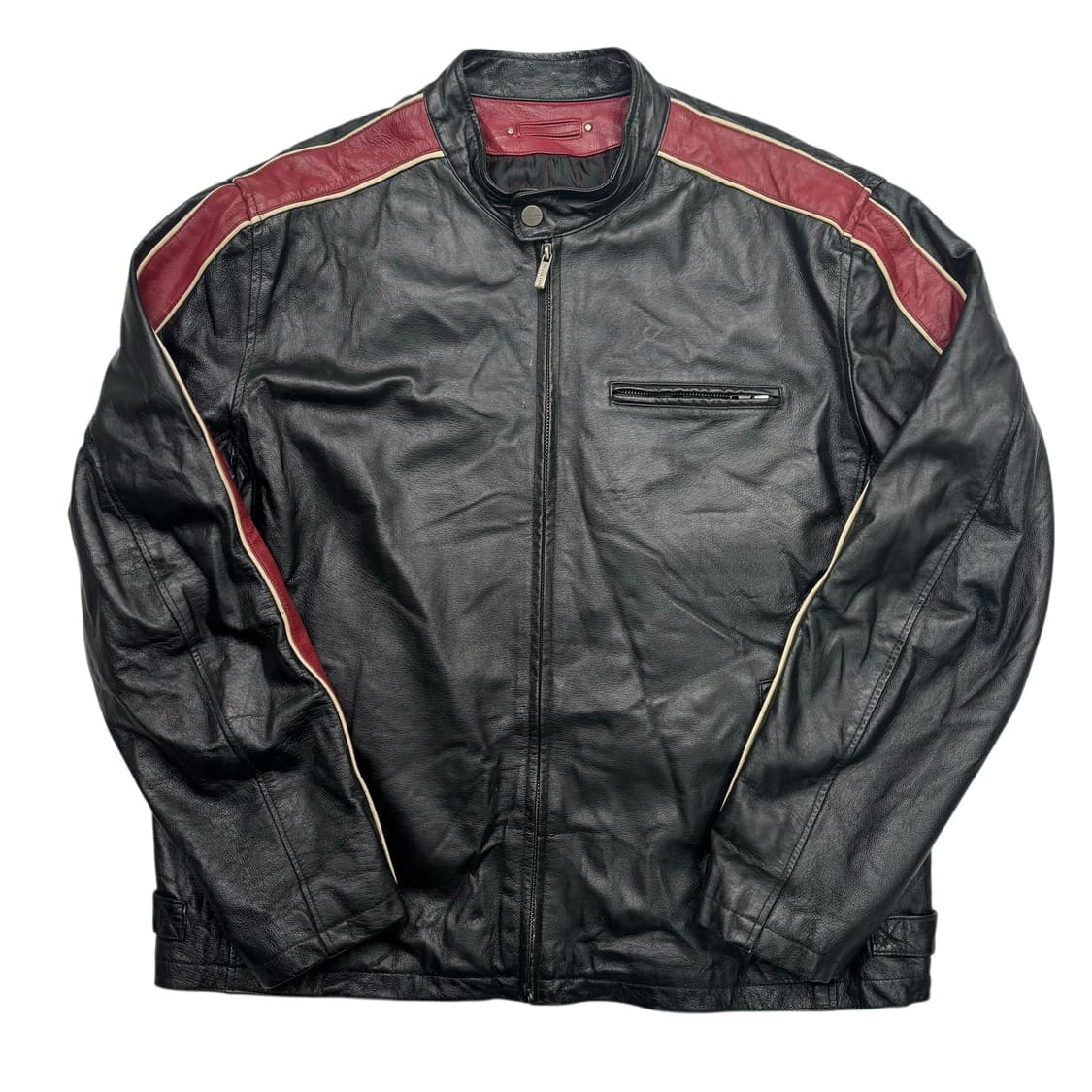 월슨레더 발마칸 램스킨 바이커 자켓 XL 상품이미지1