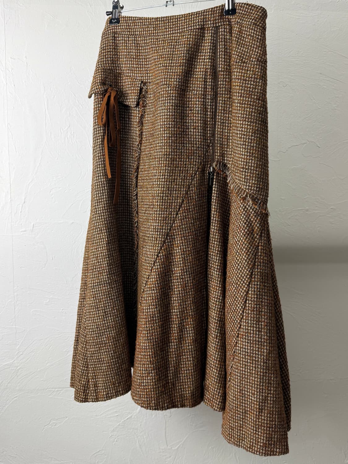 빈티지 절개 울 스커트 상품이미지2