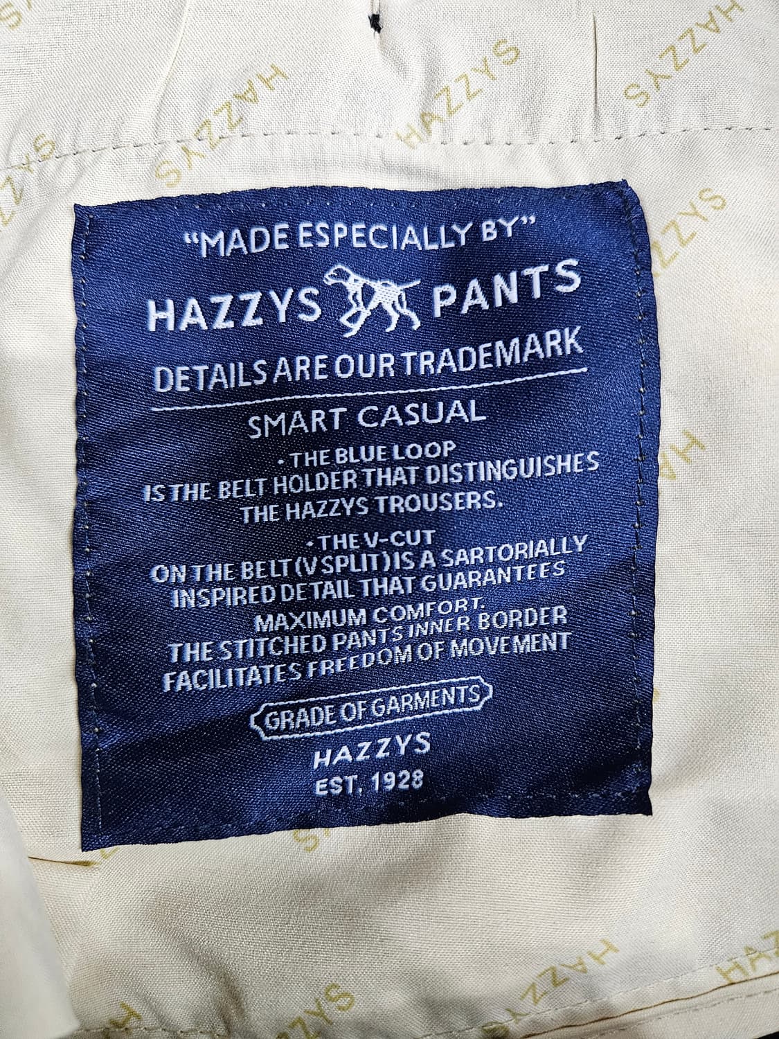 헤지스 네이비 남성 허리 32 면바지  상품이미지9