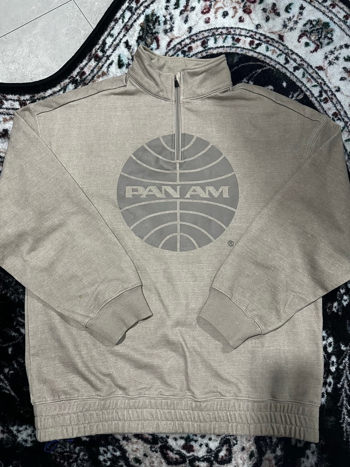 PANAM 팬암 하프집업 티셔츠 상품이미지1