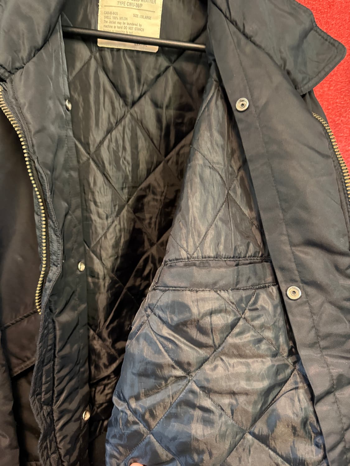 CWU-36P Cold Weather Flight Jacket XXL 상품이미지4