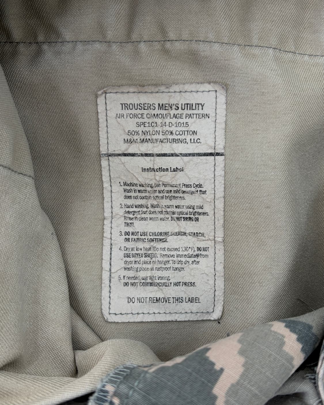 [30인치]미공군 USAF 오리지널 ABU 밀리터리 팬츠 상품이미지8