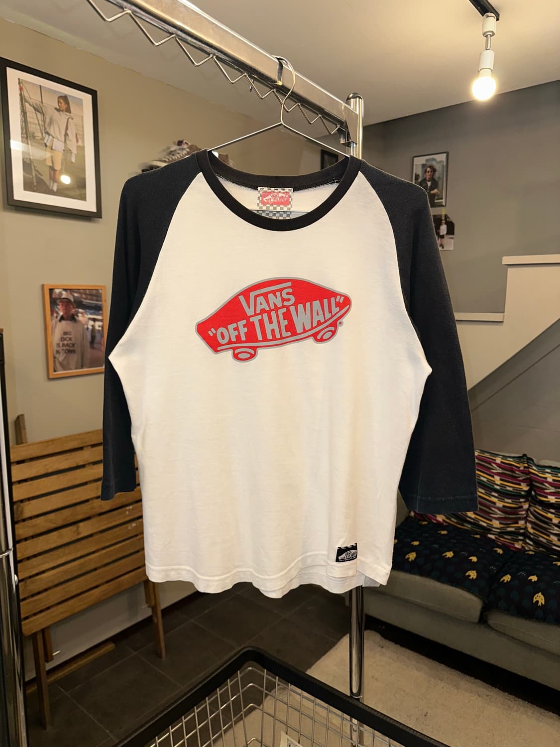 Vans raglan logo print 3-quarter sleeve 상품이미지2