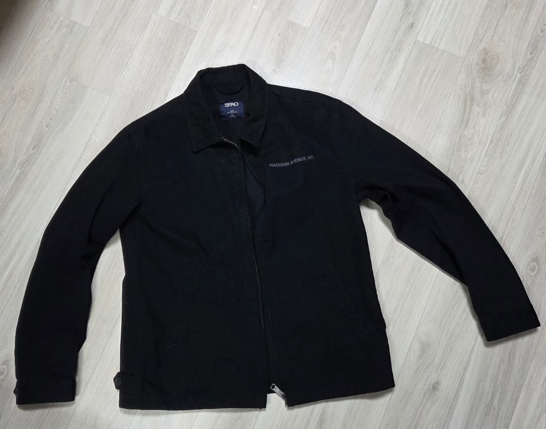 스파오 남성블랙 자켓 상품이미지1