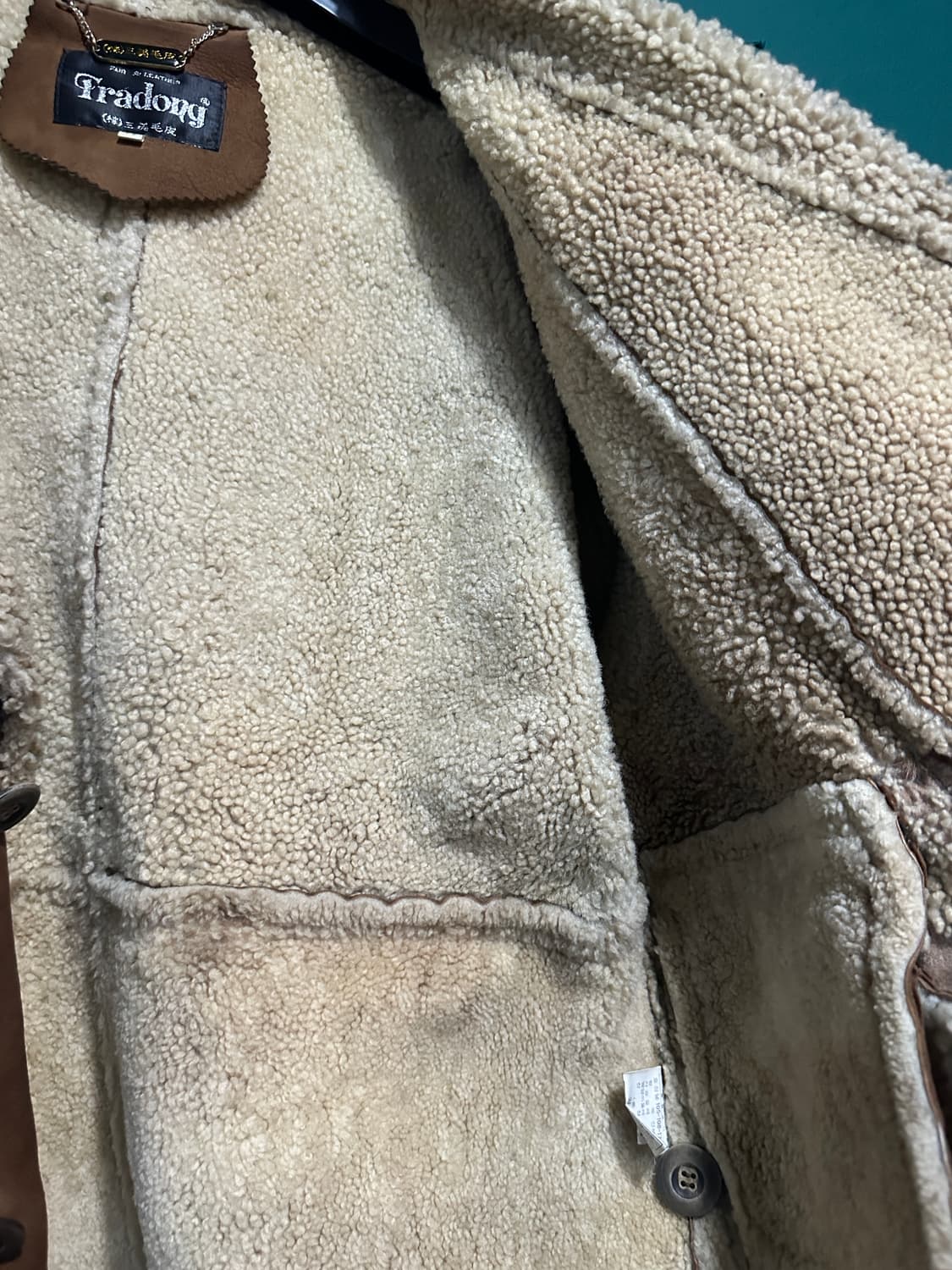 양가죽 무통 무스탕 105사이즈 상품이미지4