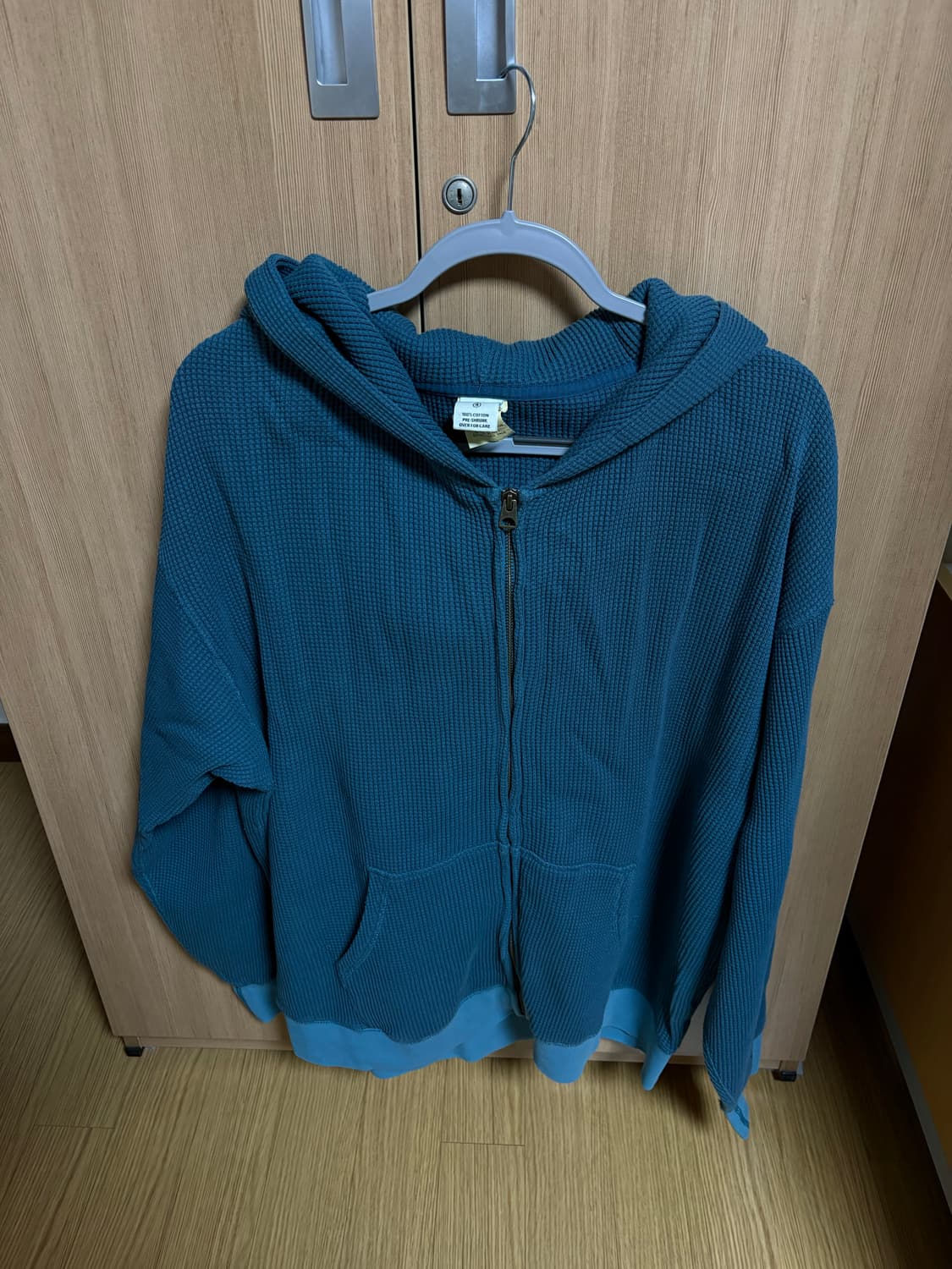 카키스 와플 후드집업 틸 XL 상품이미지2